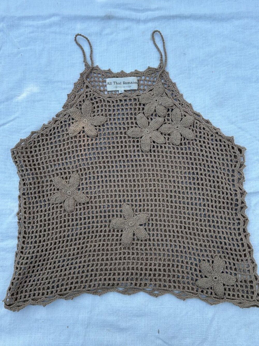 All That Remains Crochet Flower Top